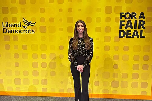 Chelsea Whyte, Slough Parliamentary Candidate at Lib Dem Spring Conference