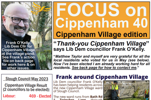 Front cover of Cippenham Focus 40