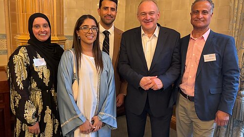 Sir Ed Davey with Slough Lib Dems