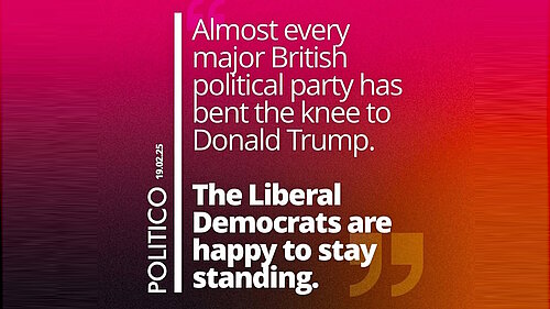 Lib Dems stand up to Trump