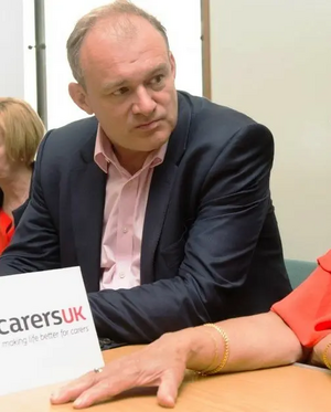 Ed Davey, MP, Leader of the Lib Dems and long-time carer